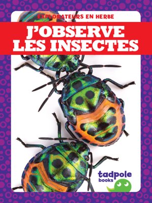 cover image of J'observe les insectes (I See Insects)